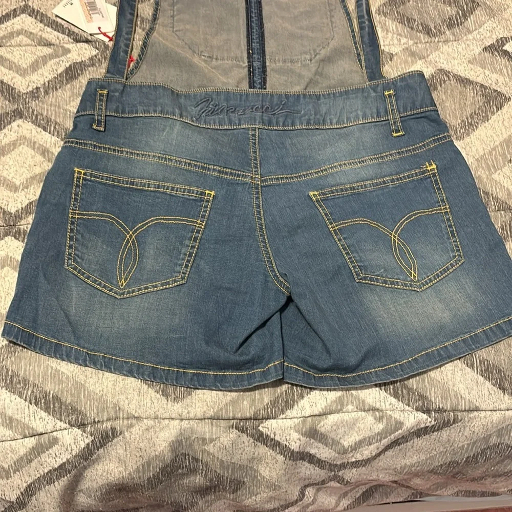 Fiorucci Denim Overalls Shorts